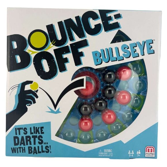 Mattel Bounce Off Bullseye Table Top Game / 2-4 Players - Picture 1 of 3